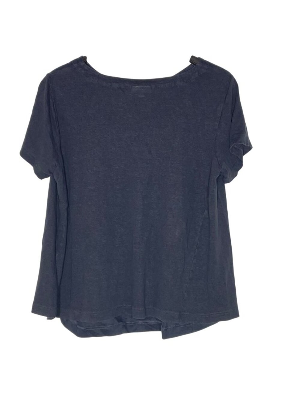 J. Jill Love Linen Basic T-Shirt Top Sz LG Coastal Minimalist Capsule - Picture 2 of 5